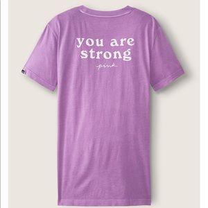 YOU ARE STRONG Purple campus tee